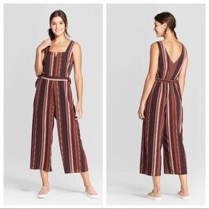 Xhilaration Multicolor Striped Jumpsuit